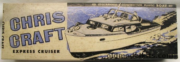 O-lin Chris Craft Express Cruiser for Motorized Action, 700 plastic model kit